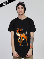 DESTR CLIFFORD TEE - BAMBI BLACK