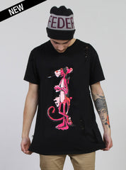 DESTR CLIFFORD TEE - PINK PANTHER BLACK
