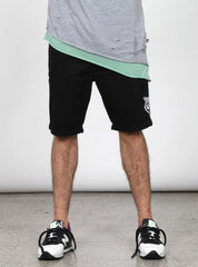 PATCHED PERFECT SHORTS - D PLUS - BLACK