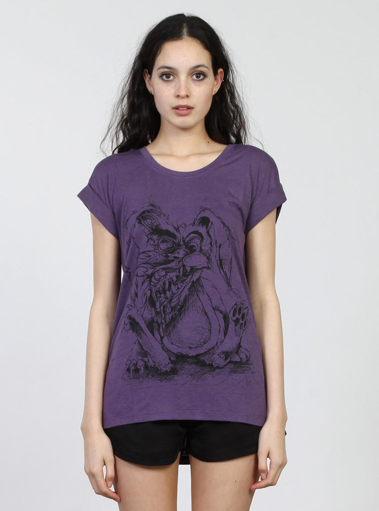 SING TEE - SKETCHY BUNNY - PURPLE