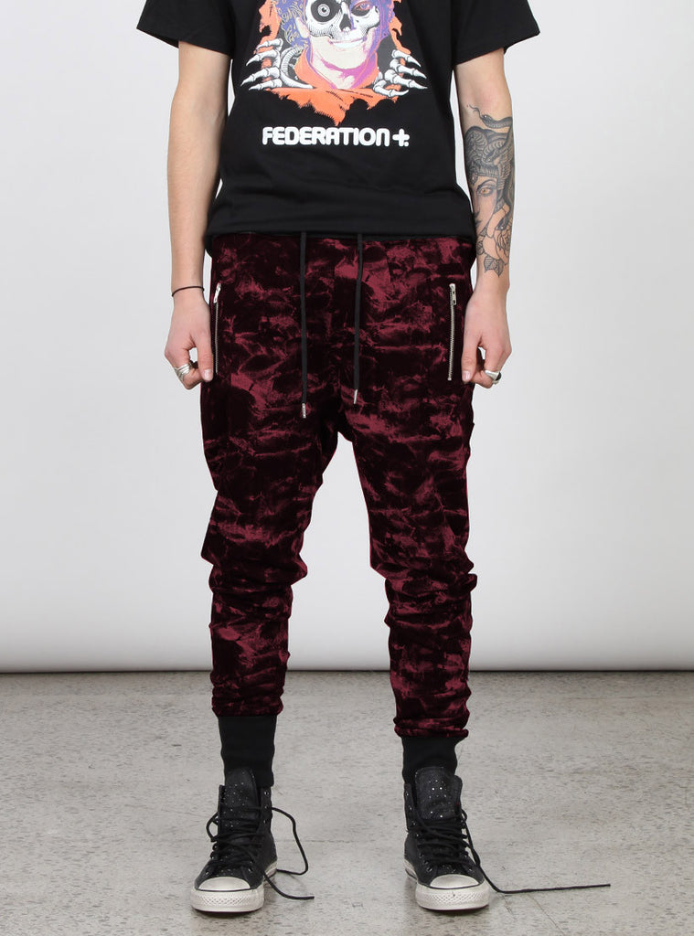 MAILER TRACKIE STONEWASH RED