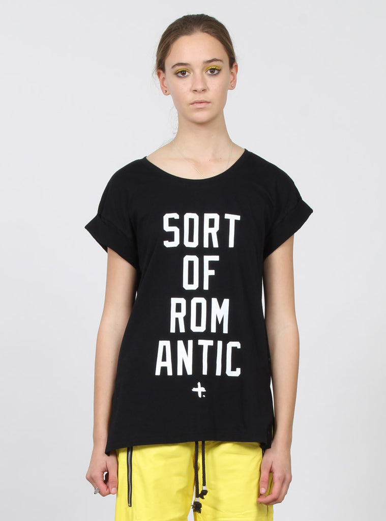 SING TEE - SORT OF ROMANTIC BLACK