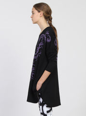 AWARD DRESS - RENASSIANCE SKELETON BLACK