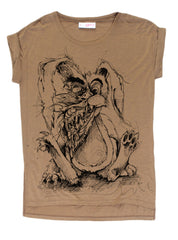 SING TEE - SKETCHY BUNNY - GOLD
