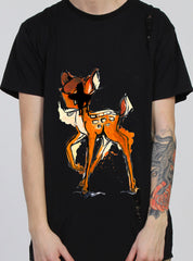 DESTR CLIFFORD TEE - BAMBI BLACK