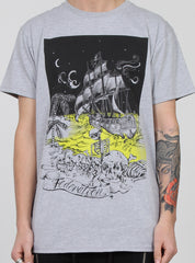 CLIFFORD TEE - GHOST SHIP GREY MARLE