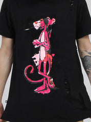 DESTR CLIFFORD TEE - PINK PANTHER BLACK