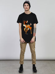 DESTR CLIFFORD TEE - BAMBI BLACK