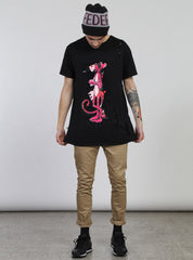 DESTR CLIFFORD TEE - PINK PANTHER BLACK