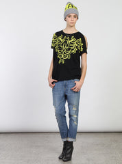 WATCH TEE - RENASSIANCE RIB CAGE BLACK