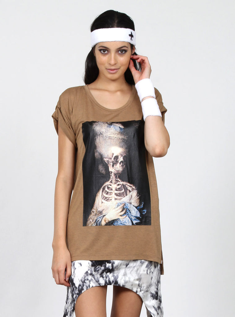 SING TEE - LADY SKELETON - GOLD