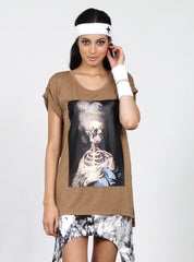 SING TEE - LADY SKELETON - GOLD
