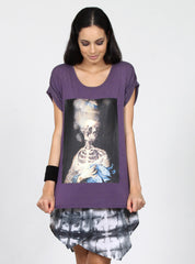 SING TEE - LADY SKELETON - PURPLE