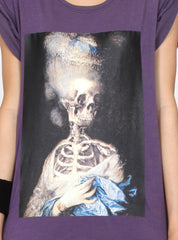 SING TEE - LADY SKELETON - PURPLE