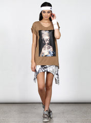SING TEE - LADY SKELETON - GOLD