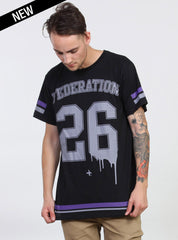 AYE TEE - NO 26 BLACK/GREY