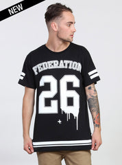 AYE TEE - NO 26 BLACK/WHITE