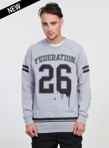 YOU CREW - NO 26 Grey Marle/Black