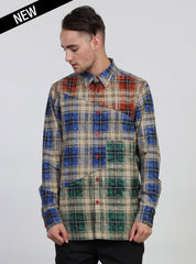 CHECK CHECK CHECK IT SHIRT BLUE