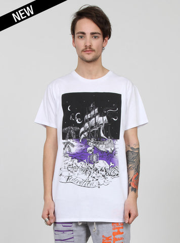 CLIFFORD TEE - GHOST SHIP WHITE
