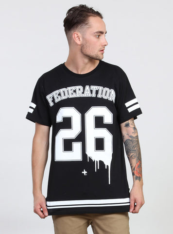 AYE TEE - NO 26 BLACK/WHITE