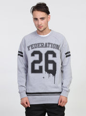 YOU CREW - NO 26 Grey Marle/Black