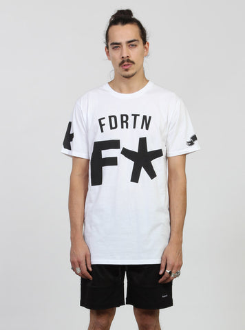 AYE TEE - F**N WHITE
