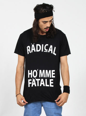 AYE TEE - RADICAL HOMME FATALE - BLACK