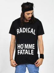 AYE TEE - RADICAL HOMME FATALE - BLACK
