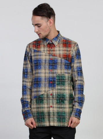CHECK CHECK CHECK IT SHIRT BLUE
