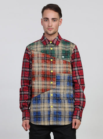 CHECK CHECK CHECK IT SHIRT Red