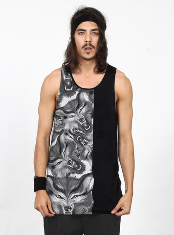 CREEPER SINGLET - BLACK WOLF