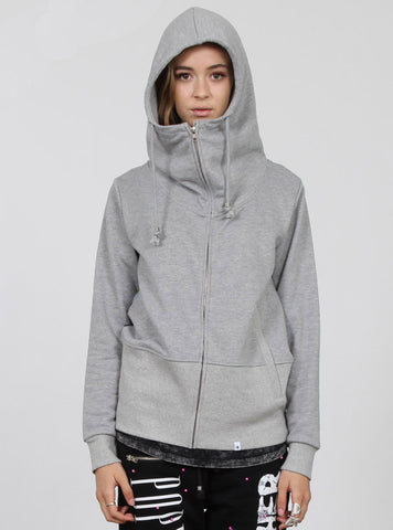 CUDDLES ZIP UP GREY MARLE