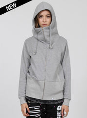CUDDLES ZIP UP GREY MARLE