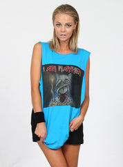 FOLDER TANK - I AM MAYHEM - BLUE