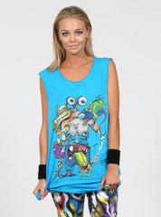 FOLDER TANK - EATEN - BLUE