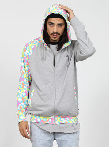 FRAGMENT HOOD - GREY