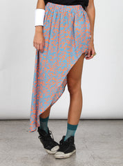 HALF MOON SKIRT - AQUA