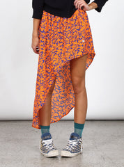HALF MOON SKIRT - ORANGE