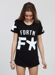NIGHT TEE - F**N BLACK