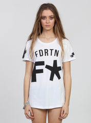 NIGHT TEE - F**N WHITE