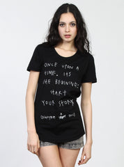 NIGHT TEE - ONCE UPON - BLACK