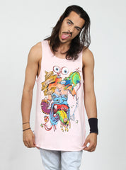 PLAZA SINGLET - EATEN - PINK