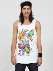 PLAZA SINGLET - EATEN - WHITE