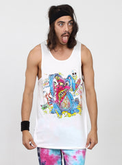 PLAZA SINGLET - PSYCHO BUNNY - WHITE