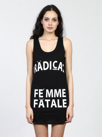 POTSY DRESS - FEMME FATALE - BLACK