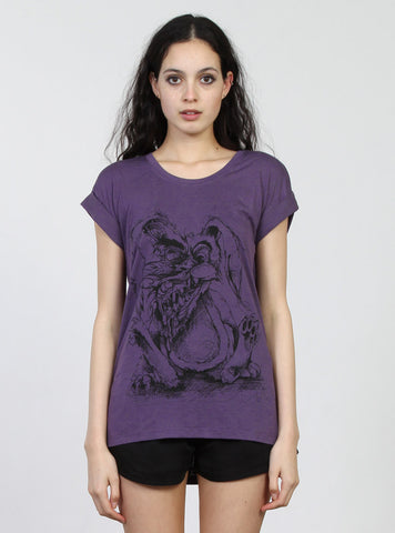 SING TEE - SKETCHY BUNNY - PURPLE