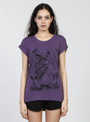 SING TEE - SKETCHY BUNNY - PURPLE