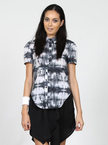 SPLIT SHIRT - WATERCOLOUR