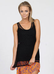 TUESDAY SINGLET - BLACK